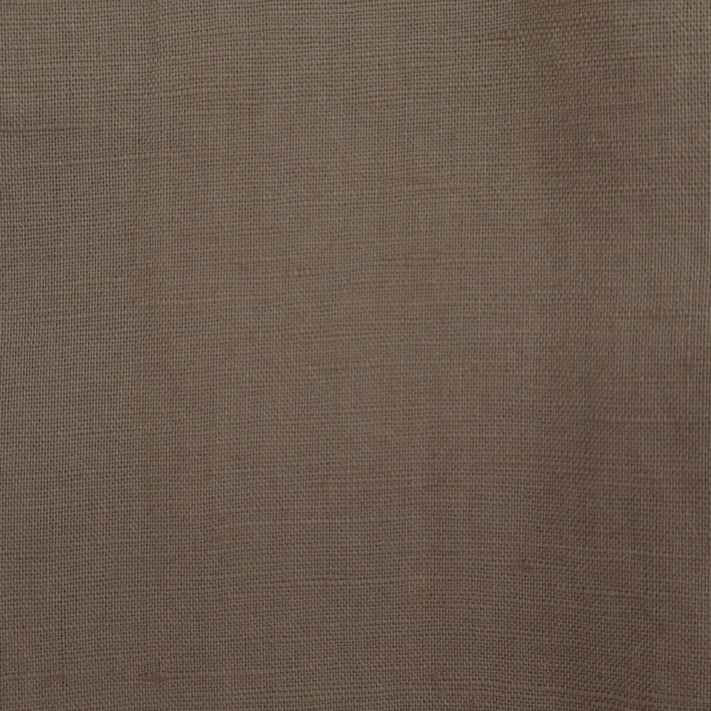NEW H&M LOGG Womens Size S Khaki Tan Linen Cotton Blend Elastic Waist Pants